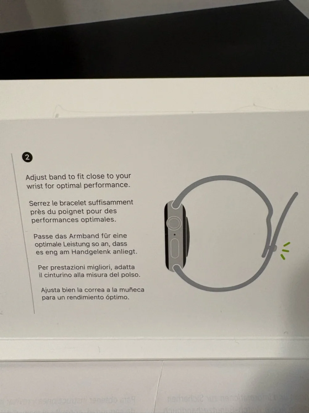 Apple Watch Sport Band with a Stainless Steel Pin White 40MM used in case EUC‎